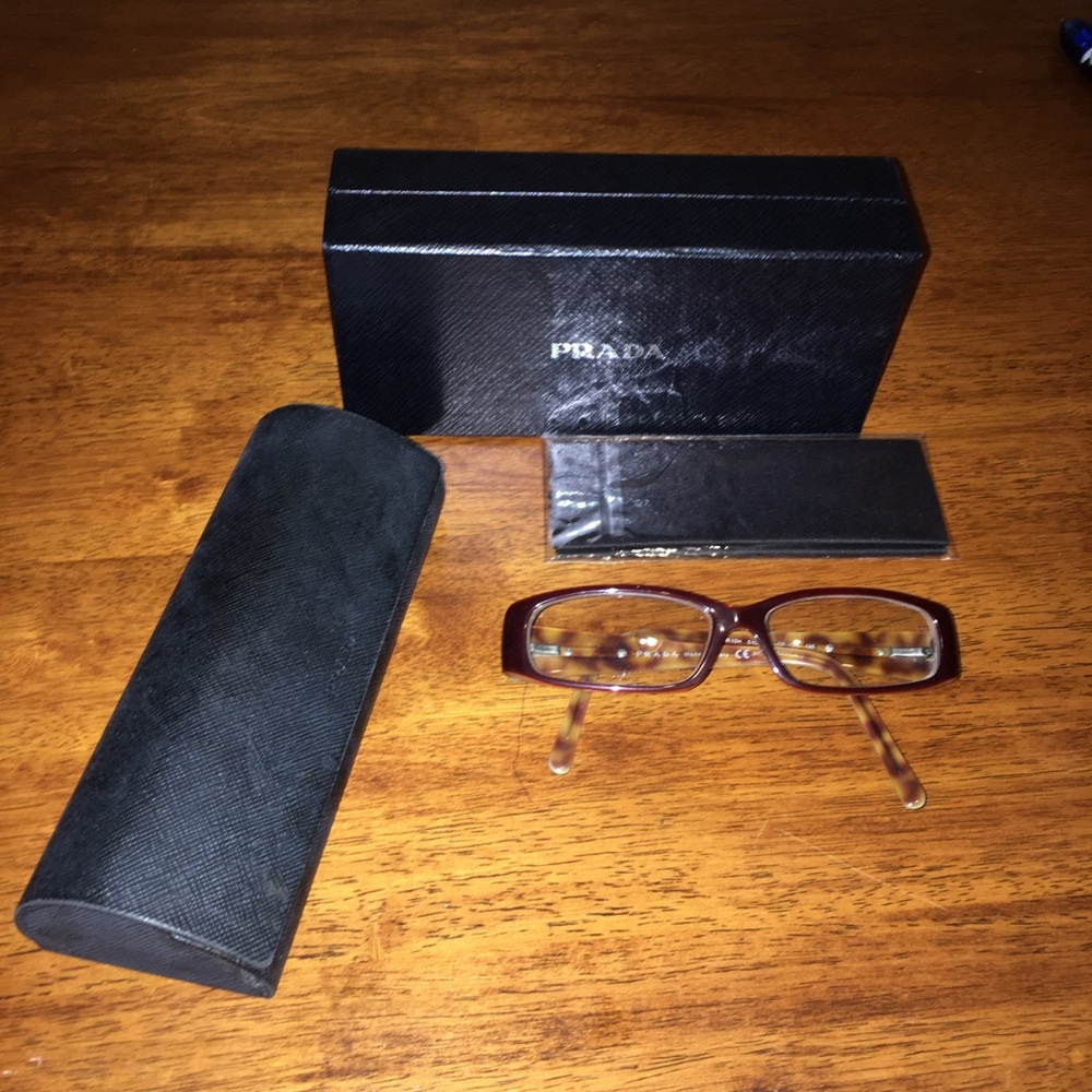 Prada Eyeglasses and Case